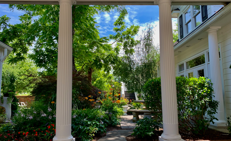 The Matthews House Courtyard